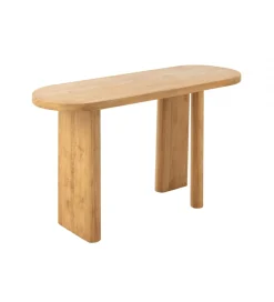 J-Line Konsola LEMONE 150 cm drewno teak naturalne
