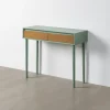 Zona-Design Konsola MESTARONY 90 cm zielona naturalna