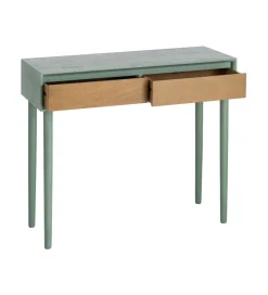 Zona-Design Konsola MESTARONY 90 cm zielona naturalna