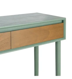 Zona-Design Konsola MESTARONY 90 cm zielona naturalna