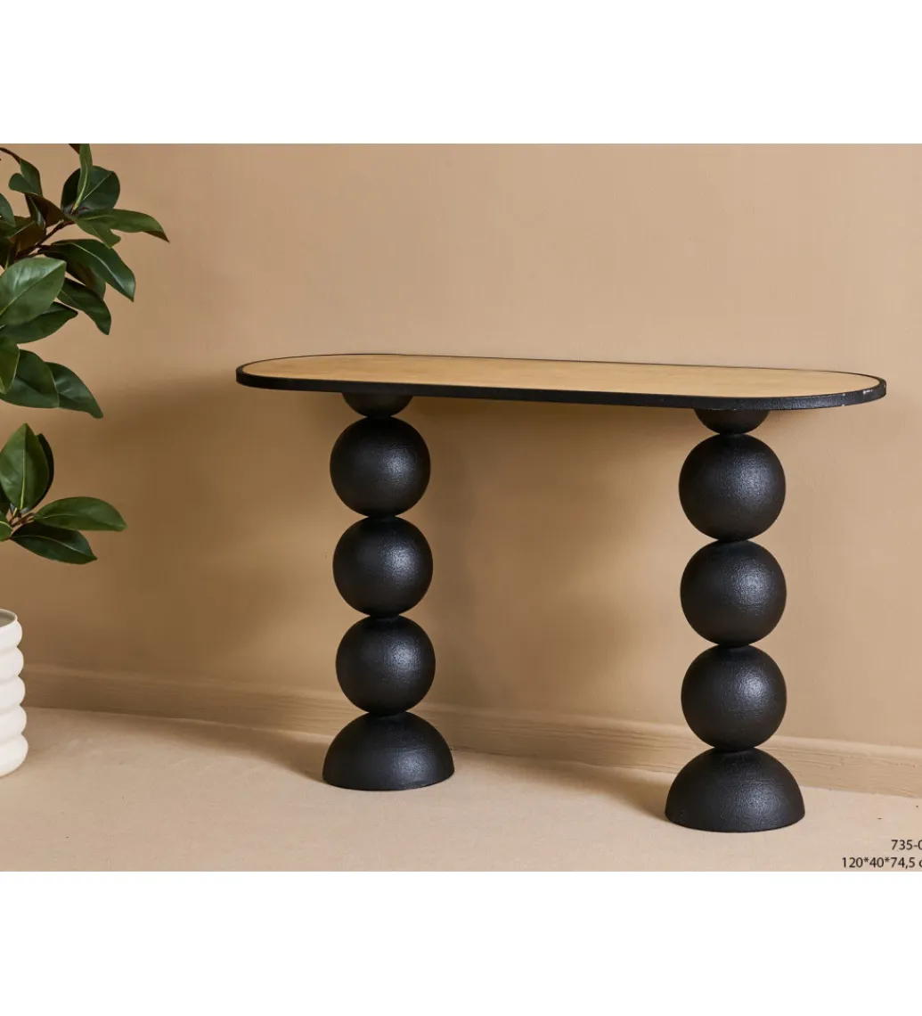 Belda Konsola MISSISSAUGA 120 cm czarna