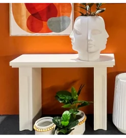 Exclusivas Konsola ORUPA 120 cm drewno biały