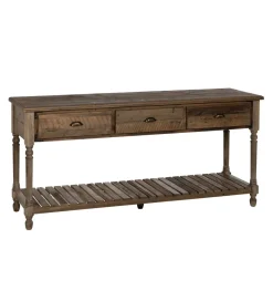 Zona-Design Konsola PERTON 184 cm drewno jodły brązowe
