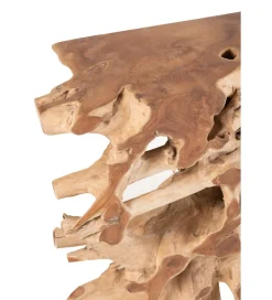 J-Line Konsola RAOUL 120 cm drewno teak naturalna