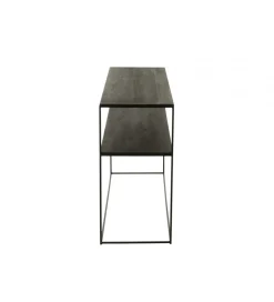 J-Line Konsola RECTANGLE 140 cm drewno czarne