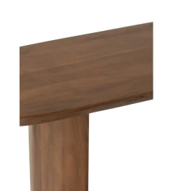 J-Line Konsola RETO 130 cm drewno akacja brązowa