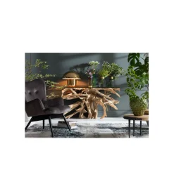 KARE Konsola ROOTS 150 cm drewno teak naturalna