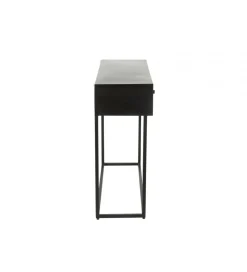 J-Line Konsola SHANIL 100 cm drewno czarna