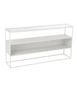 J-Line Konsola Square 140 cm biała