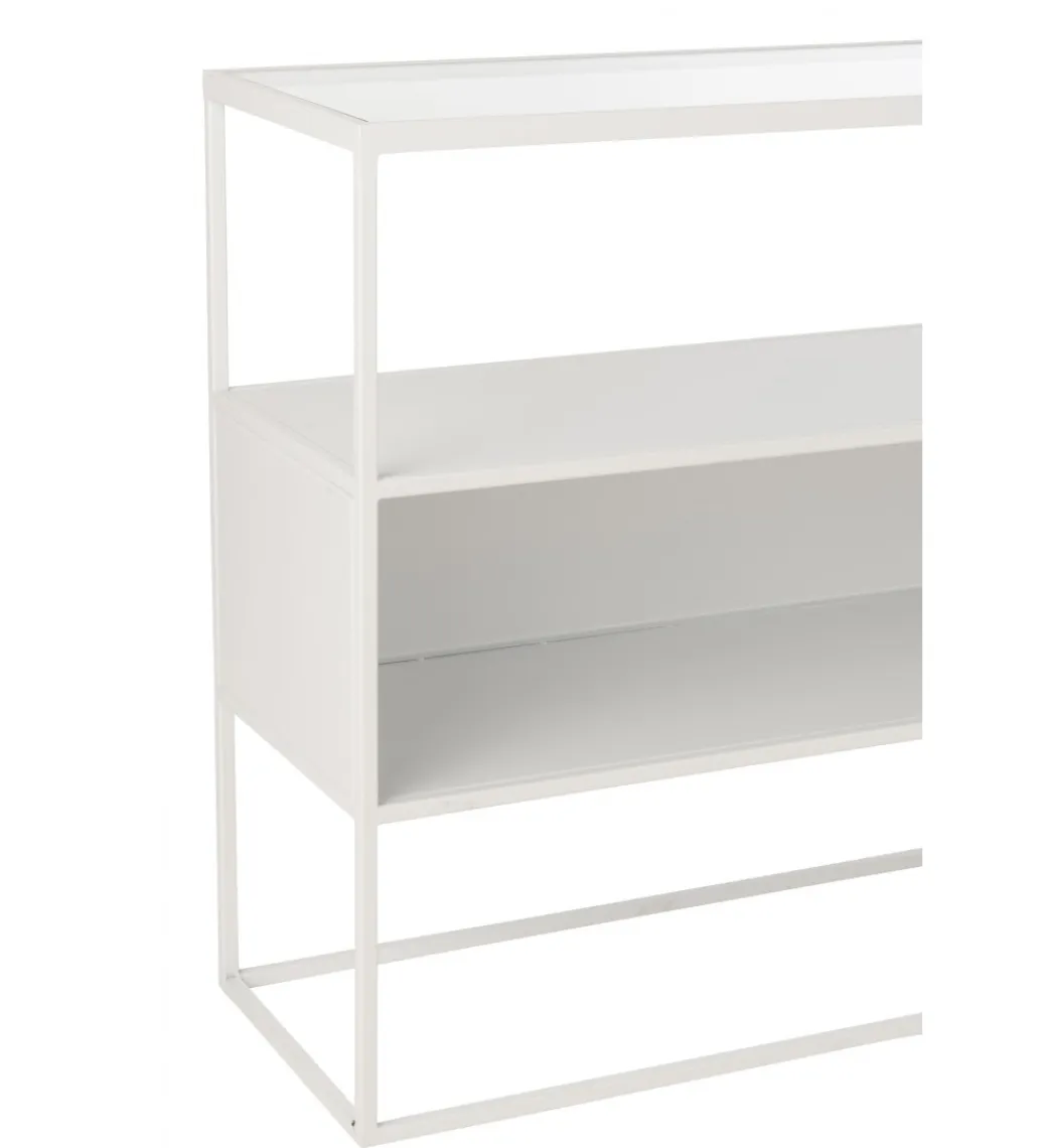 J-Line Konsola Square 140 cm biała