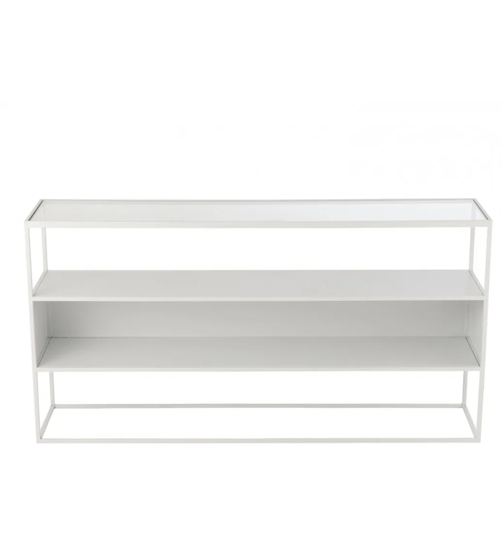 J-Line Konsola Square 140 cm biała
