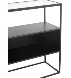 J-Line Konsola Square 140 cm czarna