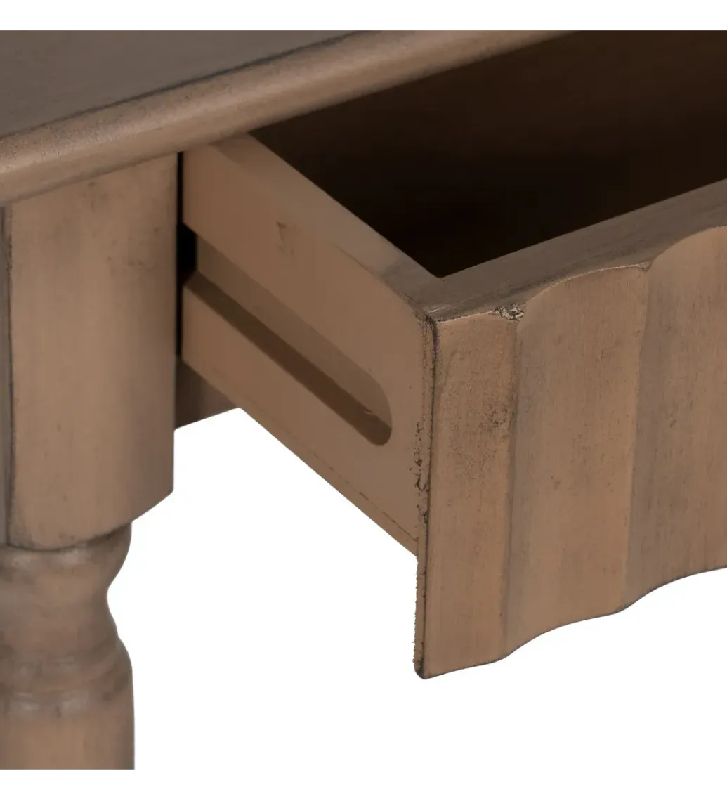 Zona-Design Konsola TEMPU 90 cm drewno sosna brązowy outlet