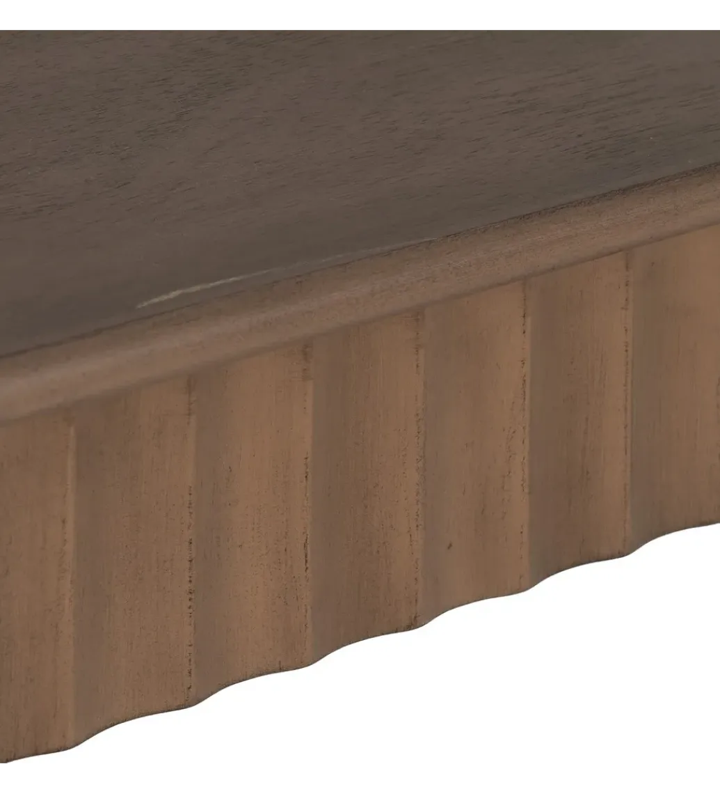 Zona-Design Konsola TEMPU 90 cm drewno sosna brązowy outlet
