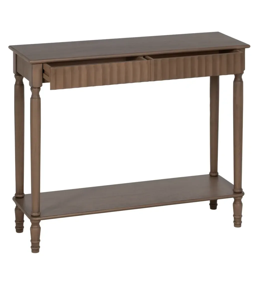 Zona-Design Konsola TEMPU 90 cm drewno sosna brązowy outlet