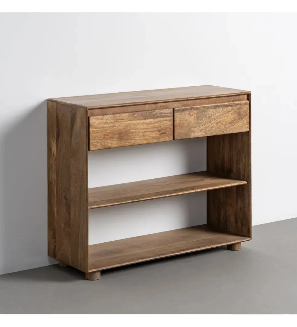 Zona-Design Konsola TESANOMO 100 cm drewno mango naturalna