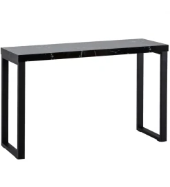 WOHNLING, GERMANY Konsola TOMLA 120 cm w optyce czarnego marmuru