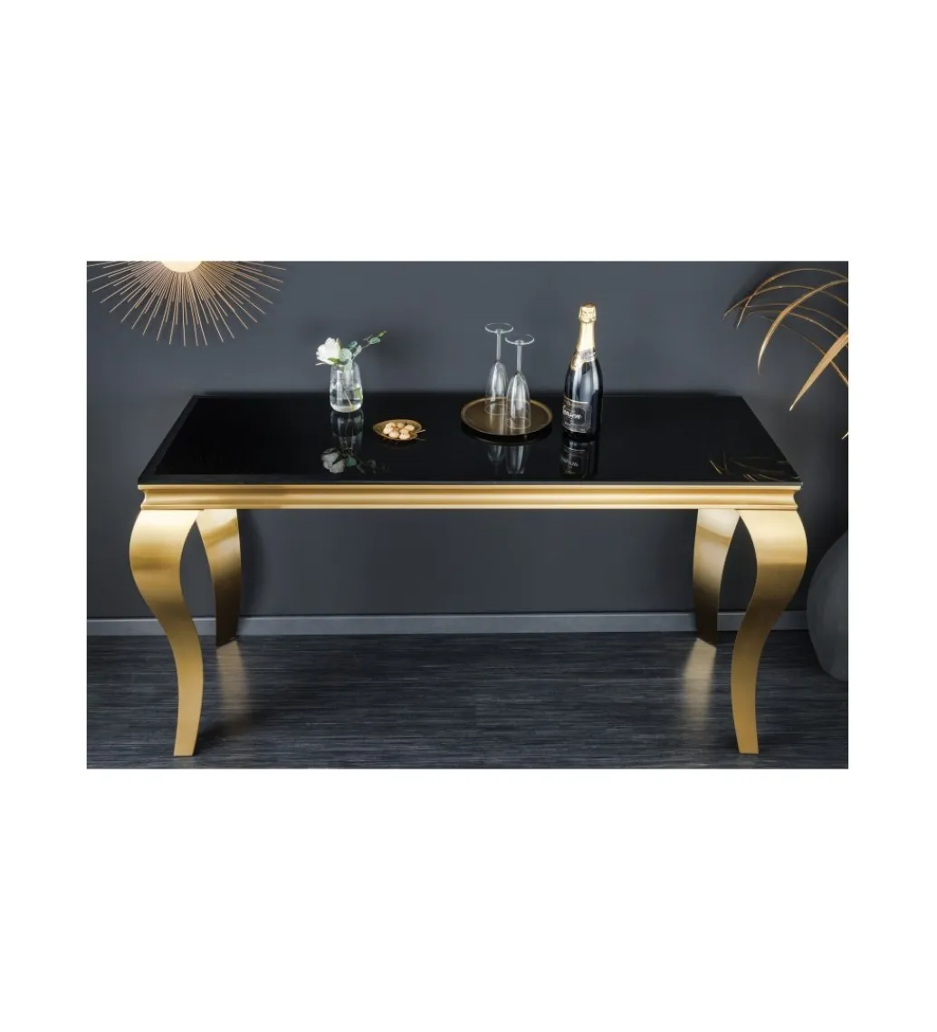 Invicta Interior Konsola TRENTINO Modern Barock 140 cm czarna