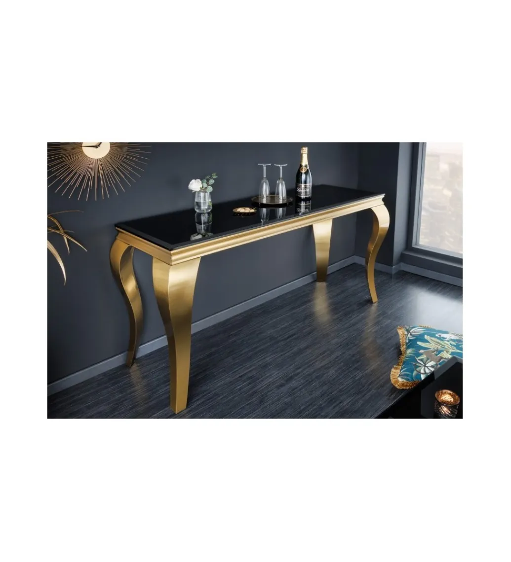 Invicta Interior Konsola TRENTINO Modern Barock 140 cm czarna