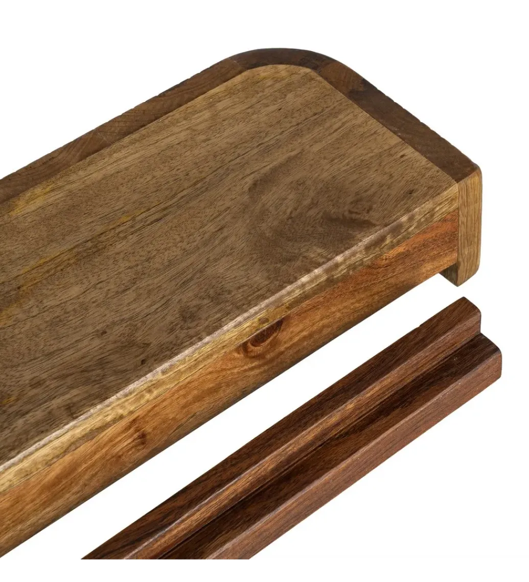 Zona-Design Konsola wisząca ZIARAN 75 cm drewno mango