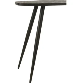 J-Line Konsola ZAMBIA 120 cm drewno teak czarna