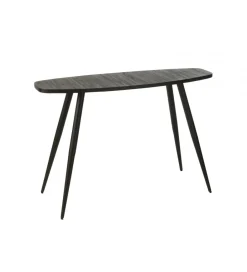 J-Line Konsola ZAMBIA 120 cm drewno teak czarna