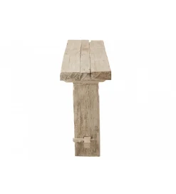 J-Line Konsola z drewna z recyklingu PONTE 150 cm bielony