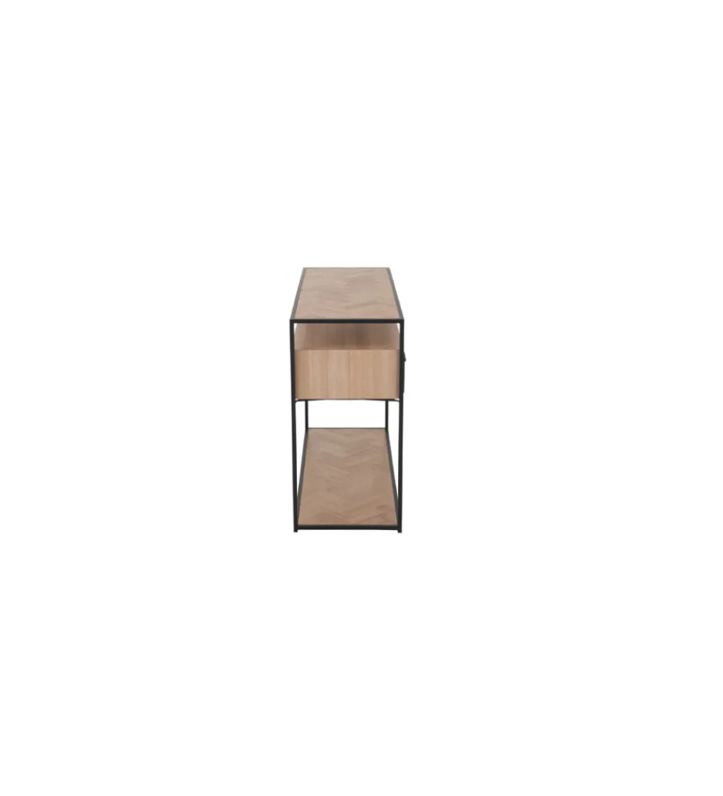 J-Line Konsola ZYGZAK 120 cm naturalny