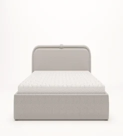 GZDDesign Łóżko tapicerowane LELI 140/160/180 cm x 200 cm ze stelażem i pojemnikiem na pościel w różnych kolorach do wyboru