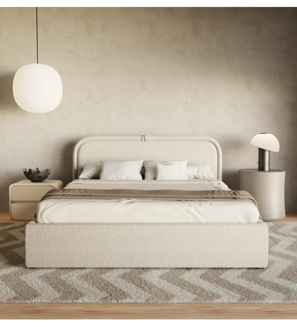GZDDesign Łóżko tapicerowane LELI 140/160/180 cm x 200 cm ze stelażem i pojemnikiem na pościel w różnych kolorach do wyboru