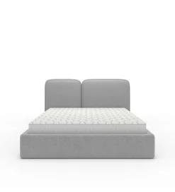 GZDDesign Łóżko tapicerowane MAMLO 140/160/180 cm x 200 cm ze stelażem i pojemnikiem na pościel w różnych kolorach do wyboru