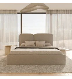 GZDDesign Łóżko tapicerowane MAMLO 140/160/180 cm x 200 cm ze stelażem i pojemnikiem na pościel w różnych kolorach do wyboru
