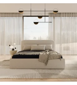 GZDDesign Łóżko tapicerowane OWO 140/160/180 cm x 200 cm ze stelażem i pojemnikiem na pościel w różnych kolorach do wyboru