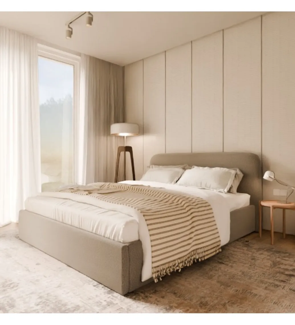 GZDDesign Łóżko tapicerowane OWO 140/160/180 cm x 200 cm ze stelażem i pojemnikiem na pościel w różnych kolorach do wyboru