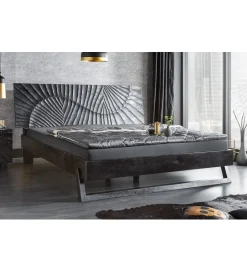 Invicta Interior - przedsprzedaż Łóżko ZEUS Scorpion 180 cm x 200 cm drewno mango