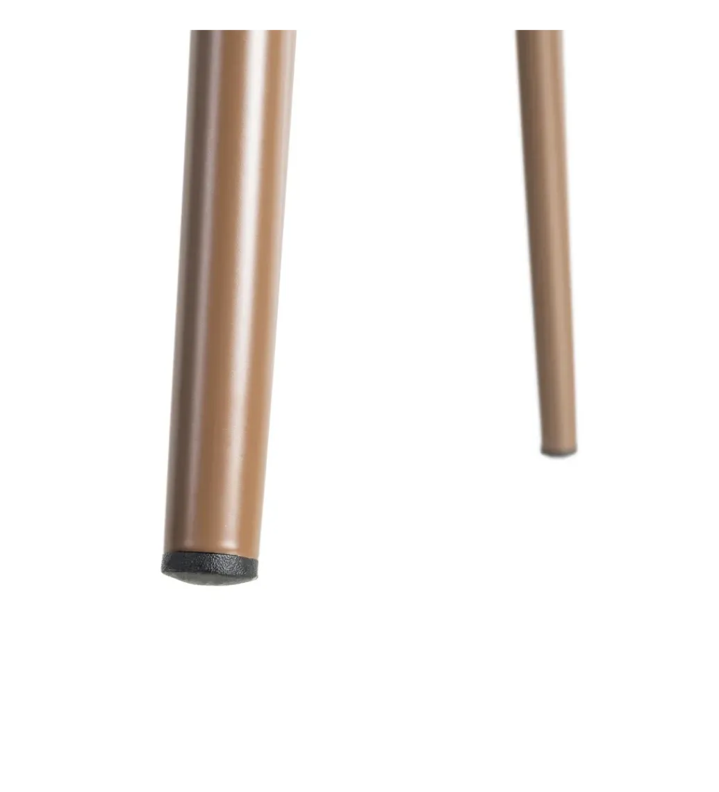 Zona-Design Krzesło AGATAM 81 cm brązowe