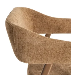 Zona-Design Krzesło AGATAM 81 cm brązowe