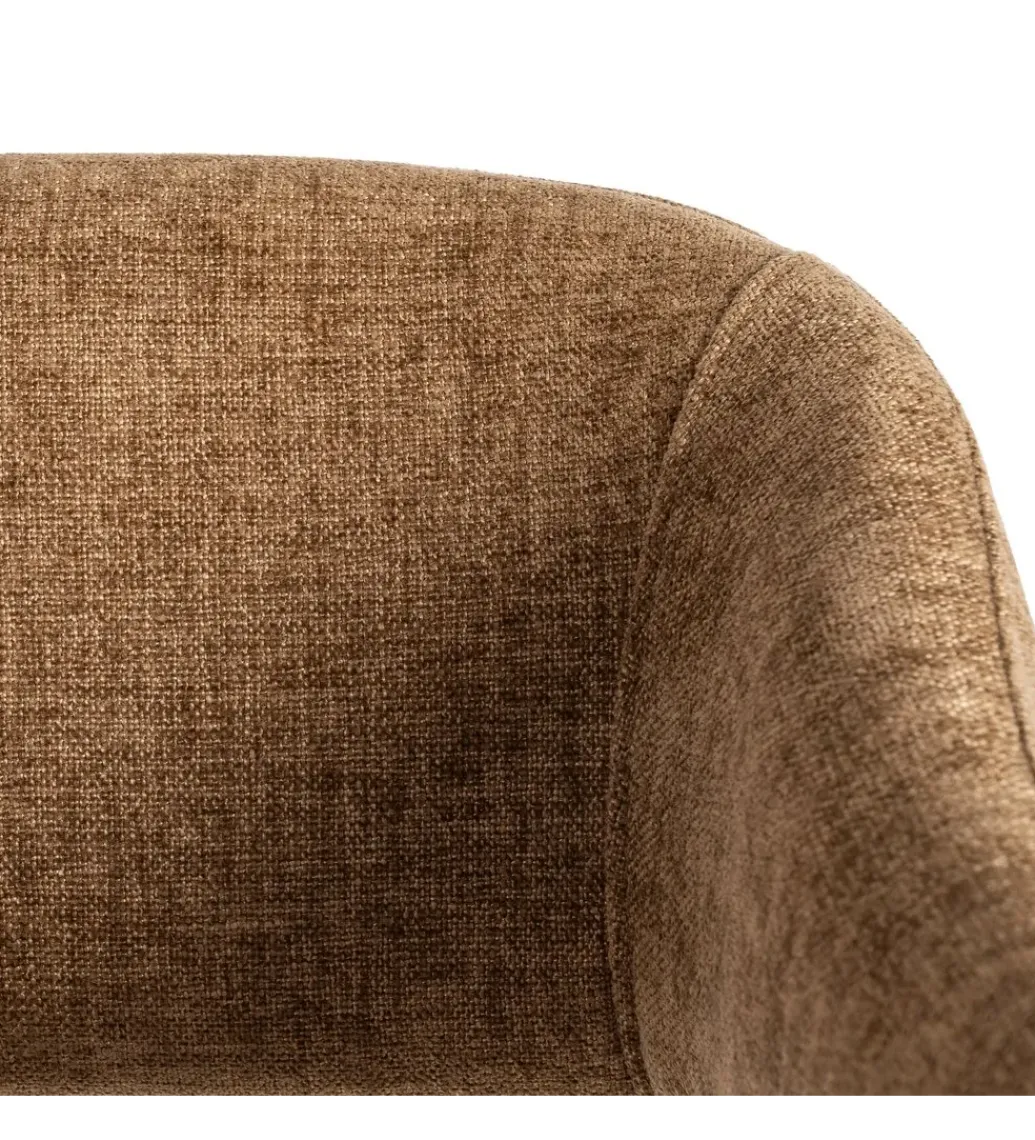 Zona-Design Krzesło AGATAM 81 cm brązowe