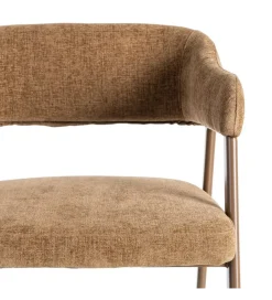 Zona-Design Krzesło AGATAM 81 cm brązowe