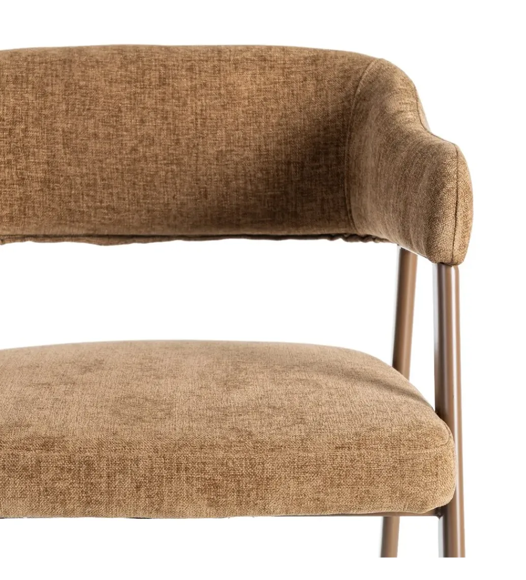 Zona-Design Krzesło AGATAM 81 cm brązowe