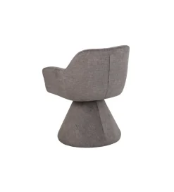 Invicta Interior Krzesło AMBIENTO 79 cm obrót 180 stopni szare