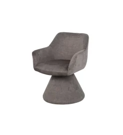 Invicta Interior Krzesło AMBIENTO 79 cm obrót 180 stopni szare