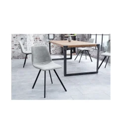 Invicta Interior Krzesło Amsterdam Retro szare