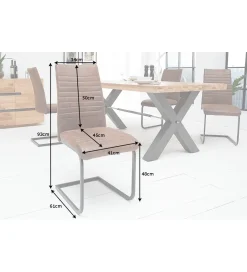 Invicta Interior Krzesło Appartment Antyczny brąz