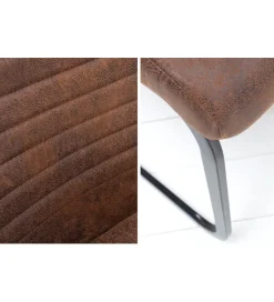 Invicta Interior Krzesło Appartment Antyczny brąz
