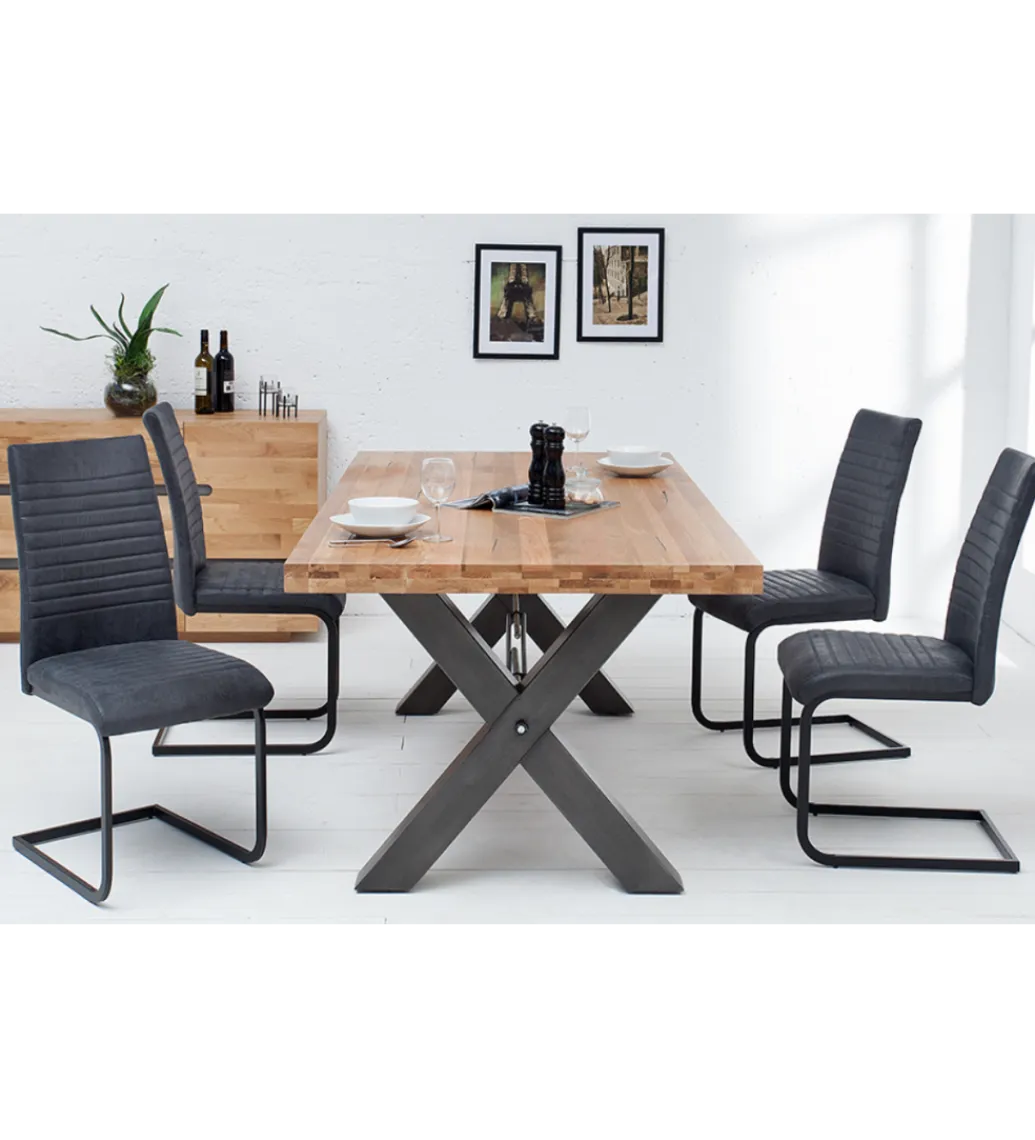 Invicta Interior Krzesło Appartment antyczny szary