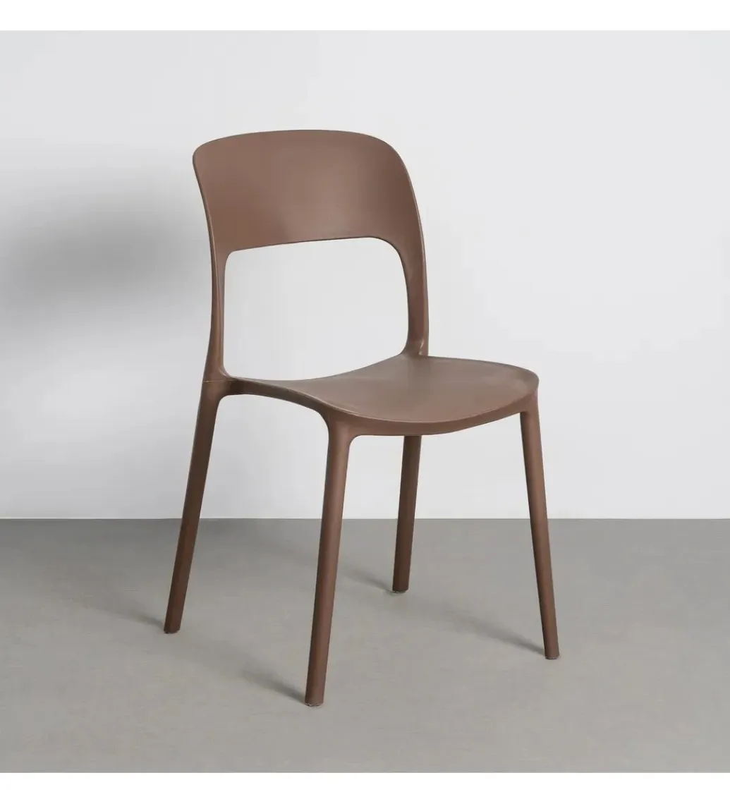 Zona-Design Krzesło BARETO 82 cm brązowy
