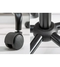 Invicta Interior Krzesło biurowe Dutch Comfort ciemnoszare