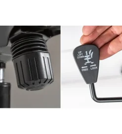 Invicta Interior Krzesło biurowe Dutch Comfort ciemnoszare