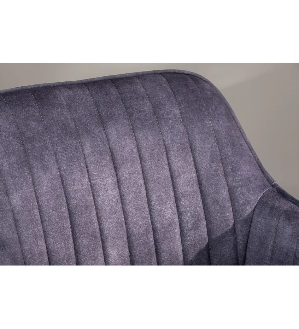 Invicta Interior Krzesło biurowe Dutch Comfort ciemnoszare